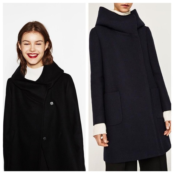 Zara wool blend coat